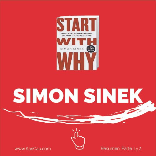 Portada del resumen, análisis del libro Start With Why de Simon Sinek (Parte 1 y 2)